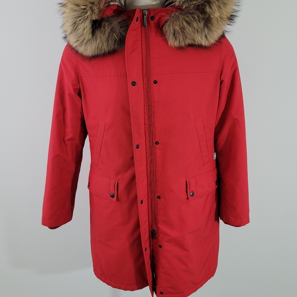Burberry Dara Parka with Raccoon Fur Trim Hood - Picture 3 of 15